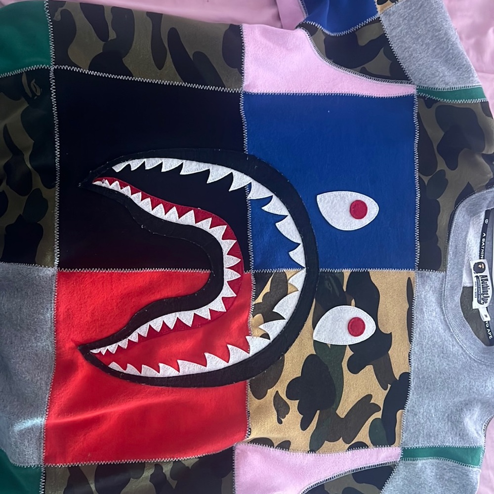 Bape crewneck mens size medium